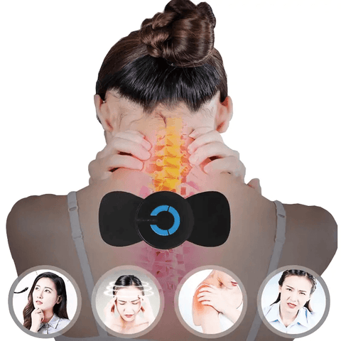Smart Pulse Massager Sticker – EMS Neck & Shoulder Relief