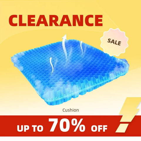 Honeycomb Gel Cushion - Comfortable for Office & Car Seats