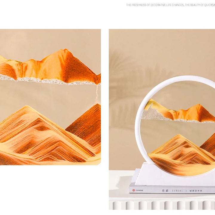 3D Sandscape Moving Sand Art Picture for Home Décor