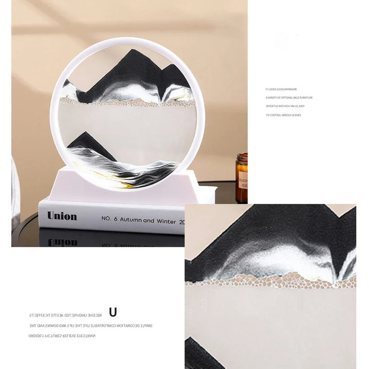 3D Sandscape Moving Sand Art Picture for Home Décor