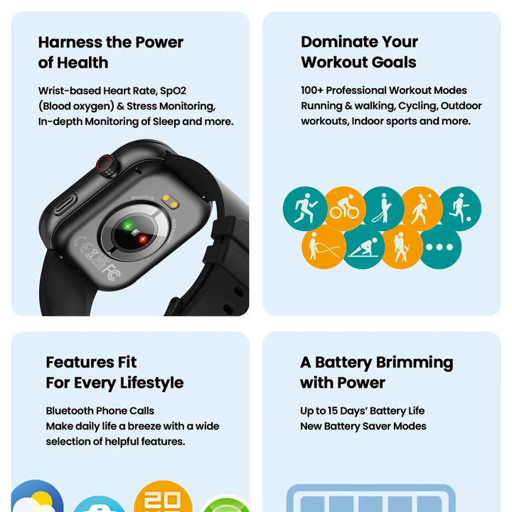 Zeblaze GTS 3 Pro Smartwatch with AMOLED Display
