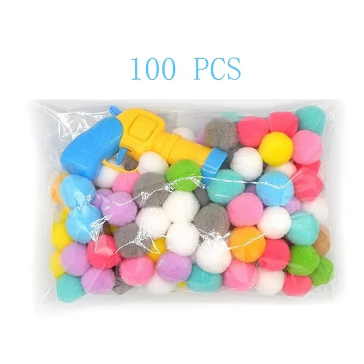 Interactive Cat Toy - Plush Ball Launcher for Indoor Play