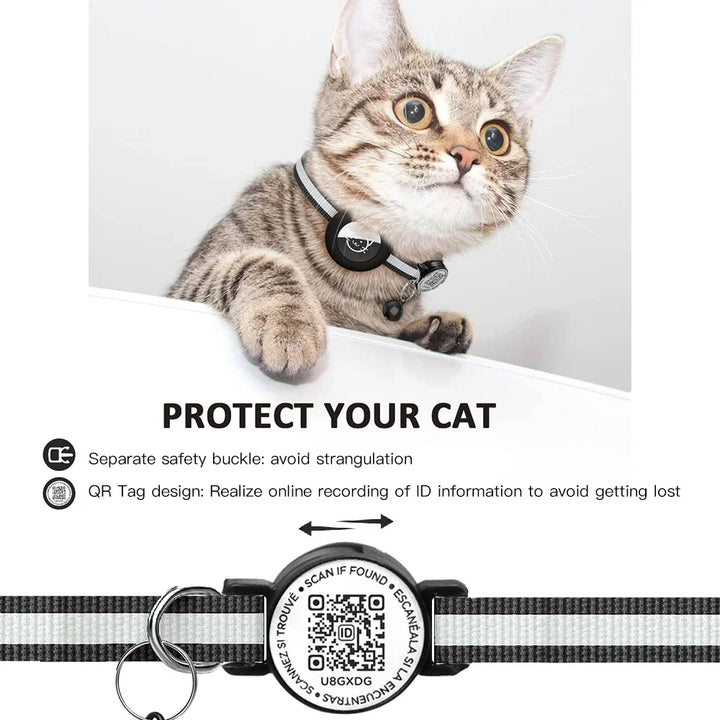 Airtag Collar for Cats & Dogs - Anti-Lost Tracker Case
