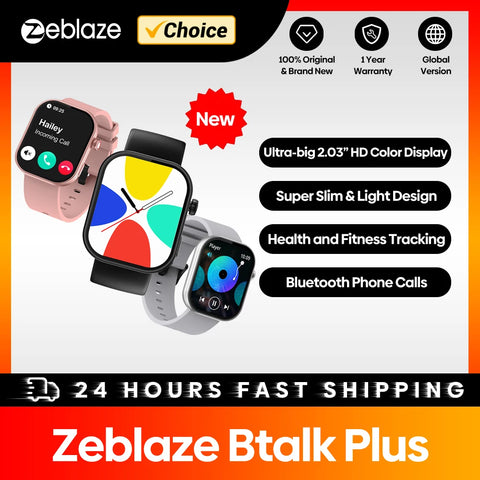 Zeblaze GTS 3 Pro Smartwatch with AMOLED Display