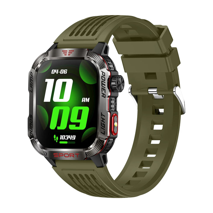 2024 Outdoor Smartwatch with Fitness Tracker & Bluetooth Calls