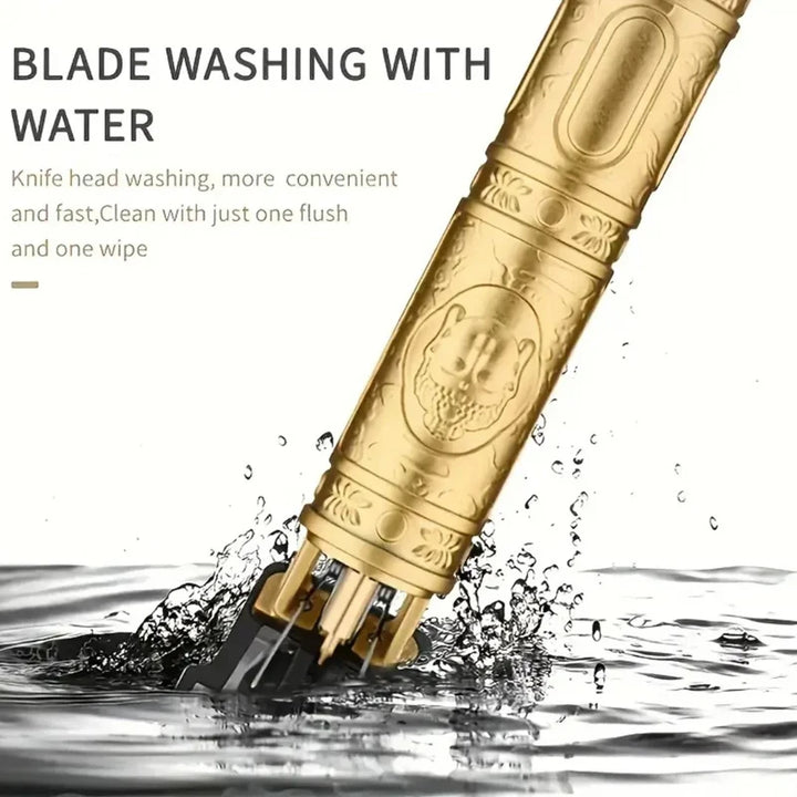 T9 Vintage Electric Hair Trimmer for Men – Rechargeable & Stylish
