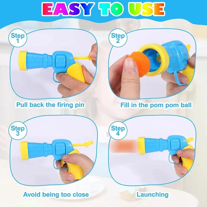 Interactive Cat Toy - Plush Ball Launcher for Indoor Play
