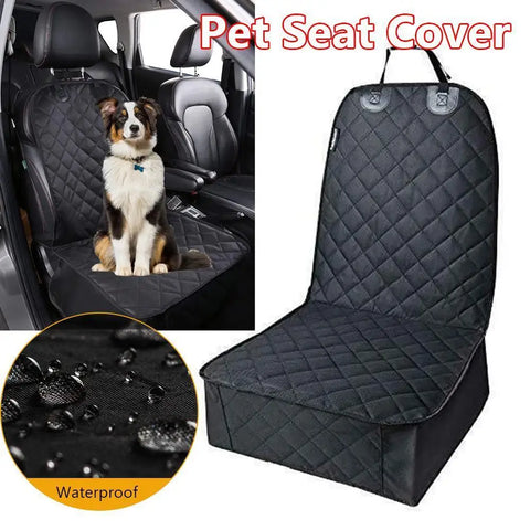 Dog Car Seat Cover - Waterproof Backseat Cushion for Pets