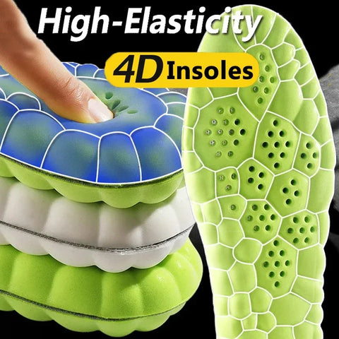 Orthopedic Latex Insoles – Breathable & Shock-Absorbing