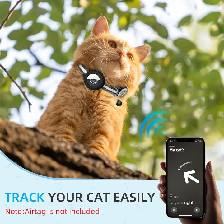 Airtag Collar for Cats & Dogs - Anti-Lost Tracker Case