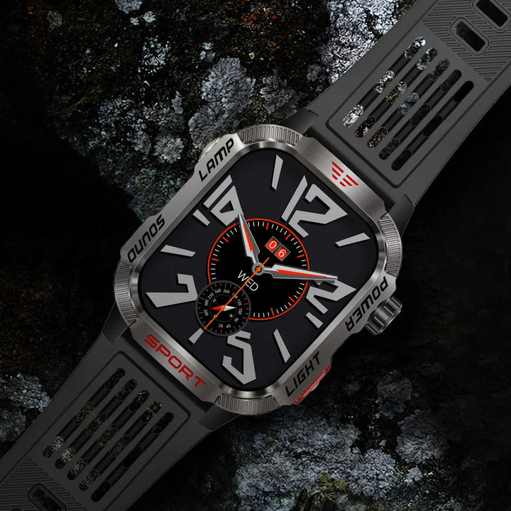 2024 Outdoor Smartwatch with Fitness Tracker & Bluetooth Calls