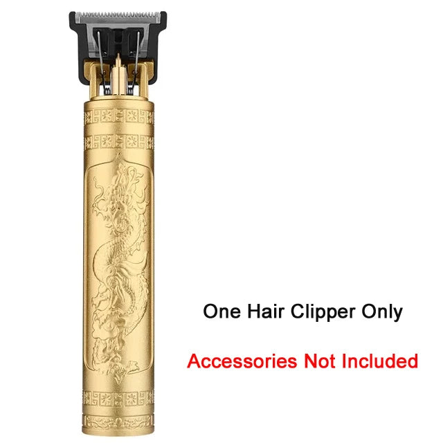 T9 Vintage Electric Hair Trimmer for Men – Rechargeable & Stylish