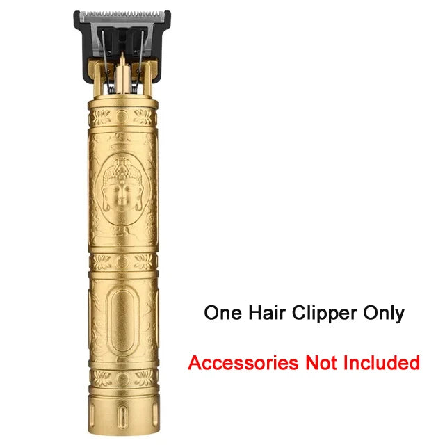 T9 Vintage Electric Hair Trimmer for Men – Rechargeable & Stylish