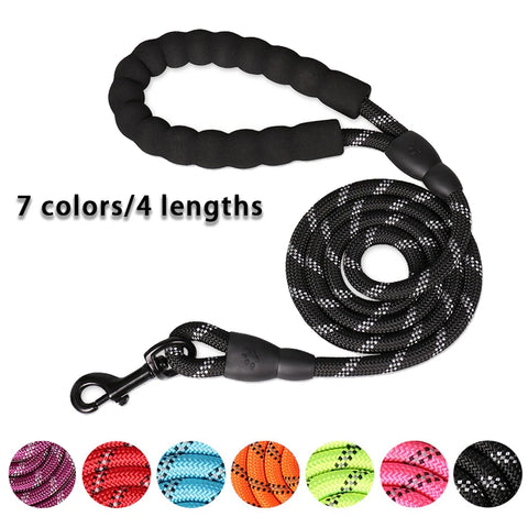 Reflective Dog Leash - Strong & Durable for All Sizes